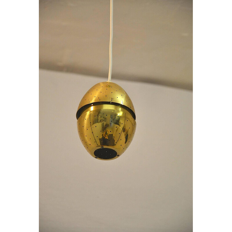 Hanging lamp in brass, Hans Agne JAKOBSSON - 1950s