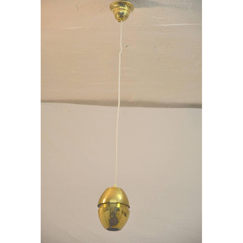 Hanging lamp in brass, Hans Agne JAKOBSSON - 1950s