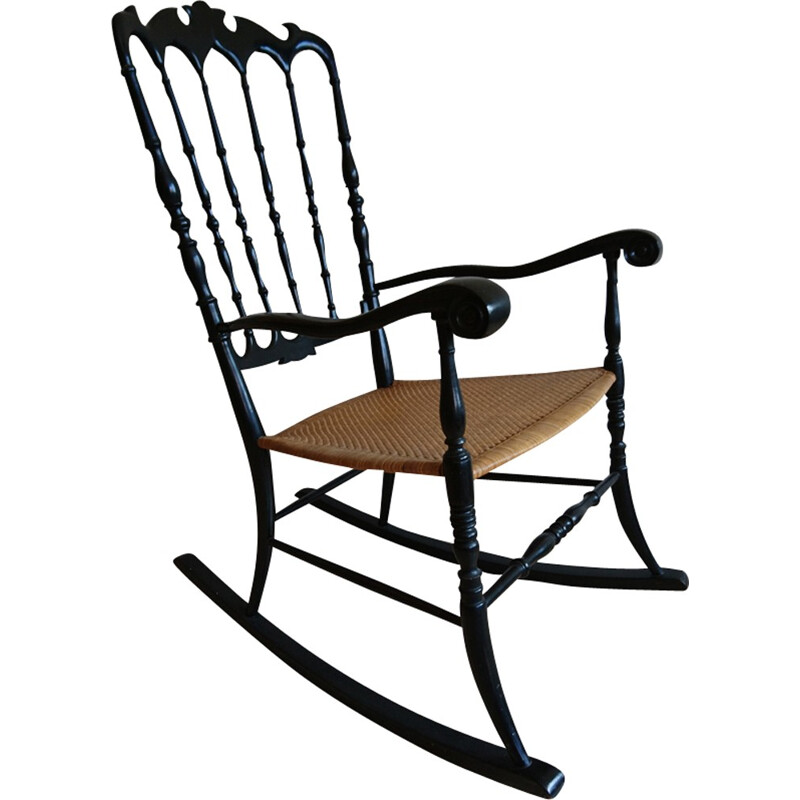 Rocking chair "Chiavari" by Fratelli Podesta - 1960s