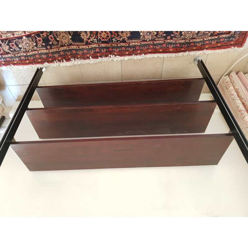 Vintage library rosewood shelf by George Nelson - 1970s