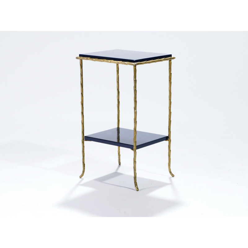 Suite de 2 tables d'appoint Vintage en bronze - 1960