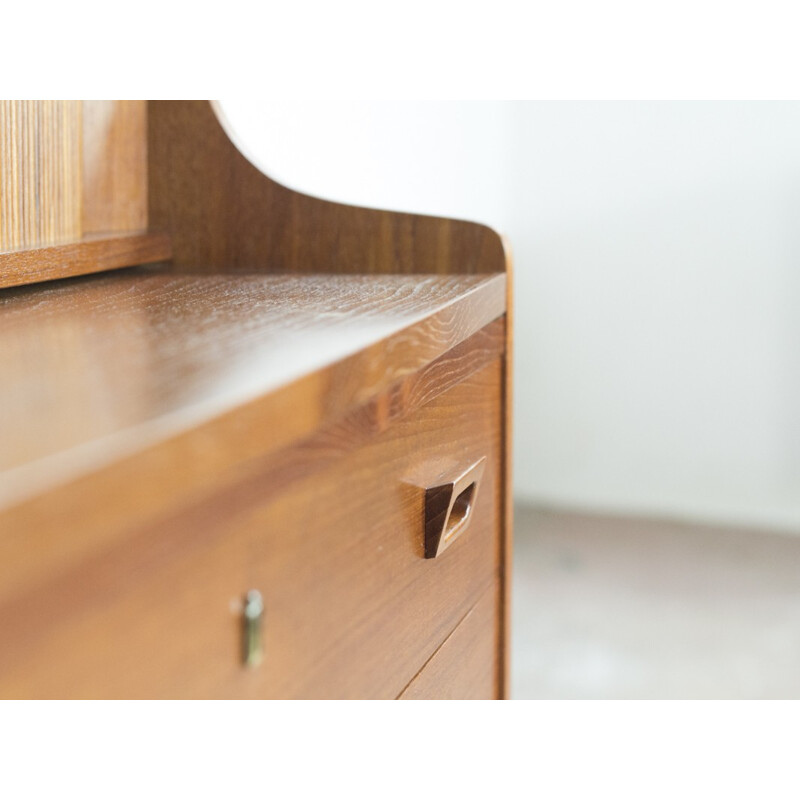 Vintage Secretary with book shelf  in teak by Nexø - 1960s