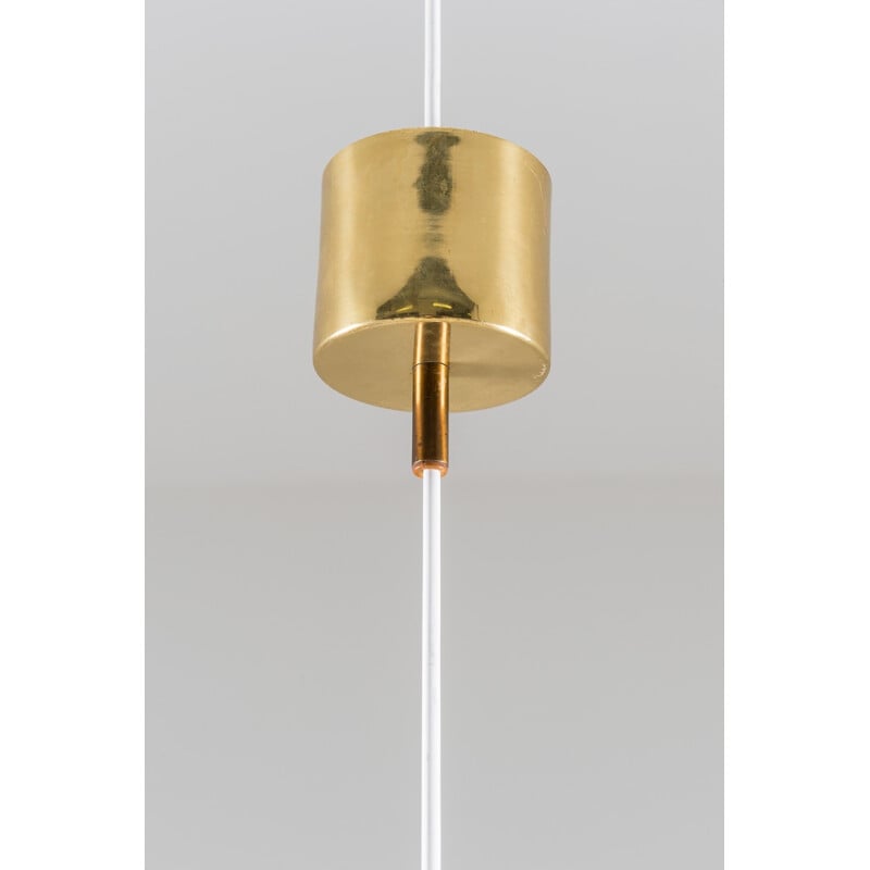 Vintage Swedish pendant lamp in brass by Hans-Agne Jakobsson - 1960s