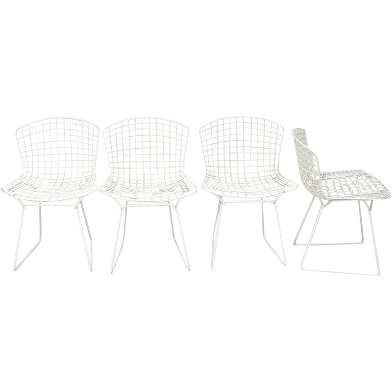 Set of 4 Harry Bertoia chairs for Knoll - 1970s