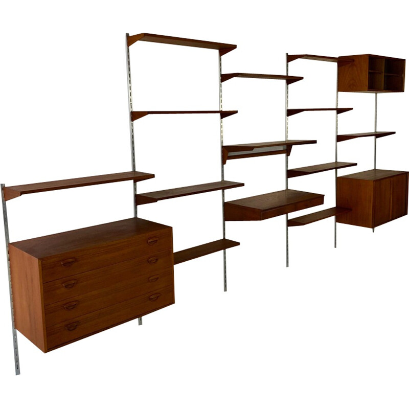 Wall unit by Kai Kristiansen for Feldballes Møbelfabrik - 1960s