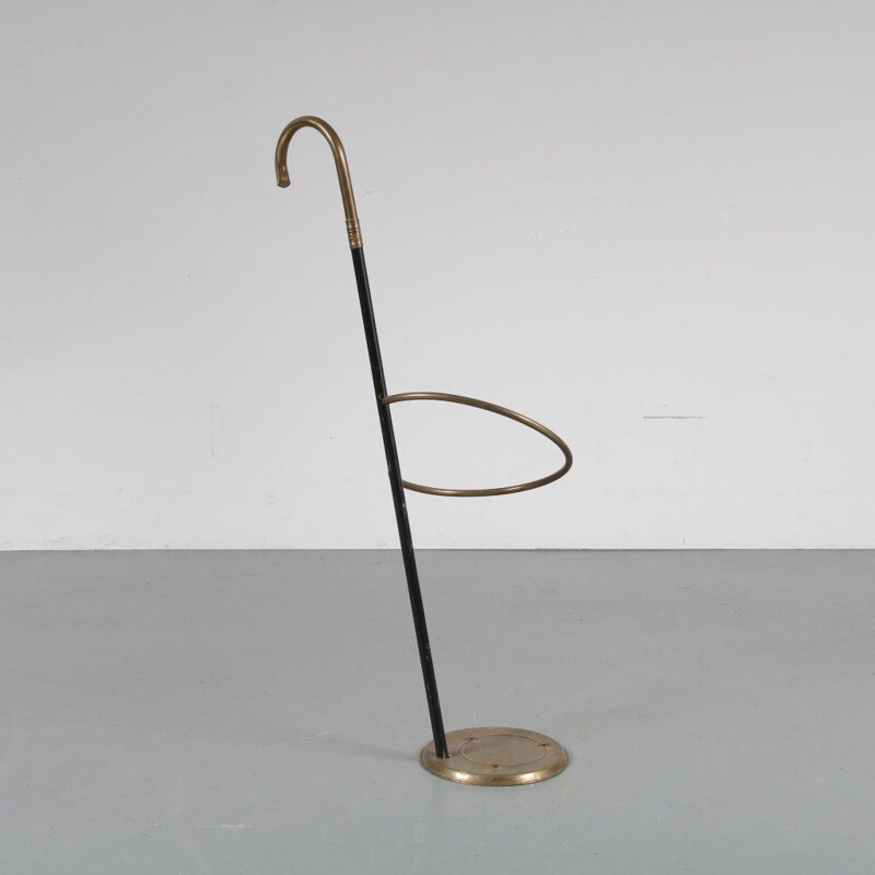 Vintage Italian umbrella stand in brass - 1950s