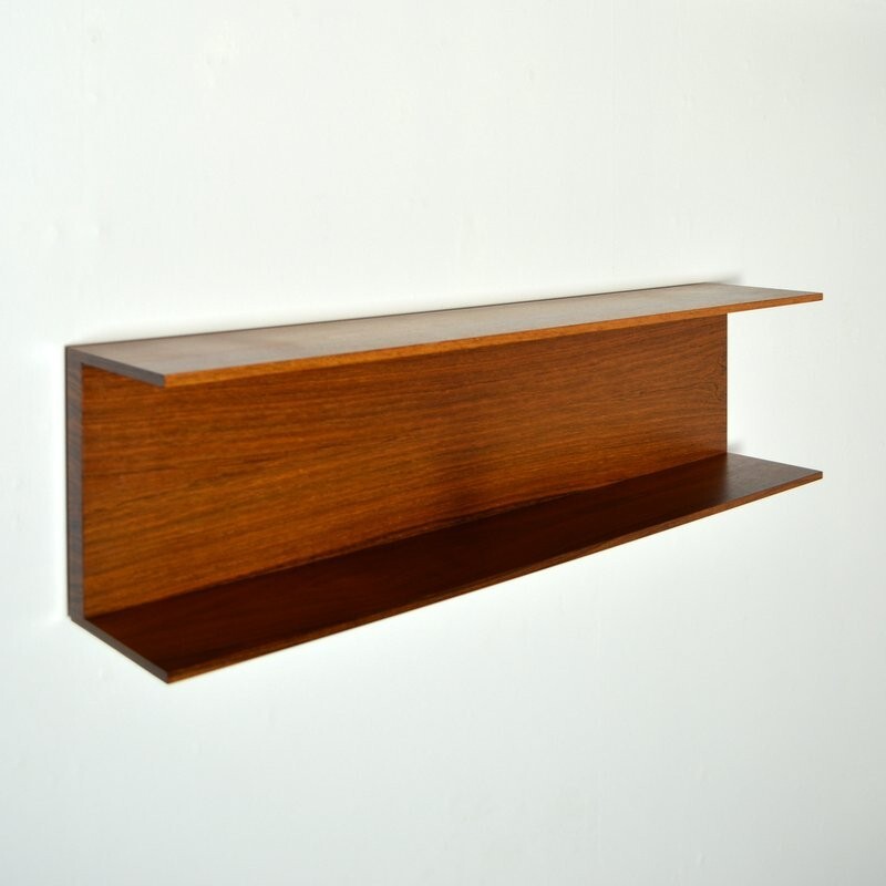 Vintage hanging shelf by Walter Wirz for Wilhelm Renz - 1960s