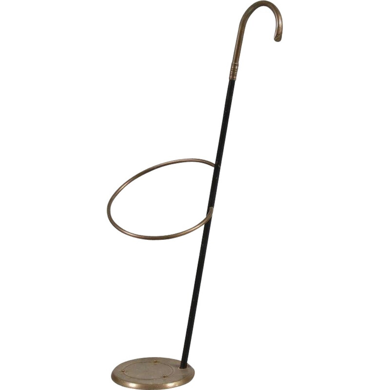 Vintage Italian umbrella stand in brass - 1950s