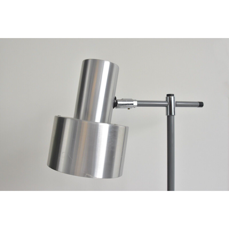 Vintage "Lento" silver table lamp by Jo Hammerborg for  Fog & Mørup - 1960s