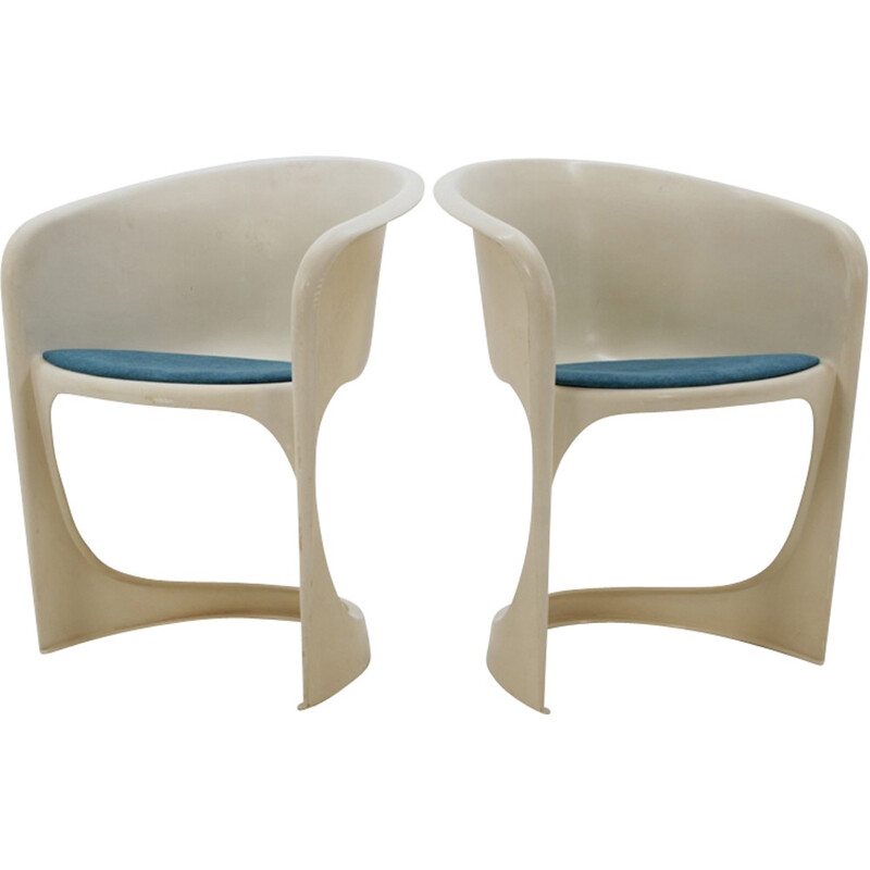 Suite de 2 chaises vintage en plastique de Steen Østergaard pour Cado - 1970