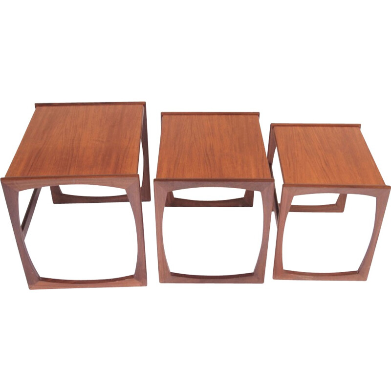 Scandinavian vintage Gplan nesting tables - 1950s