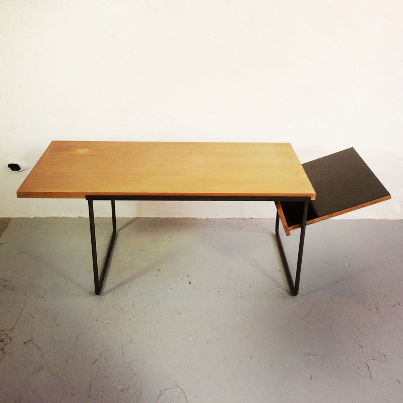 Table basse en contreplaqué, métal et formica, Georges FRYDMAN - 1950