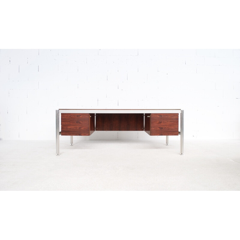 Vintage desk in rosewood by George Ciancimino for Mobilier International - 1970