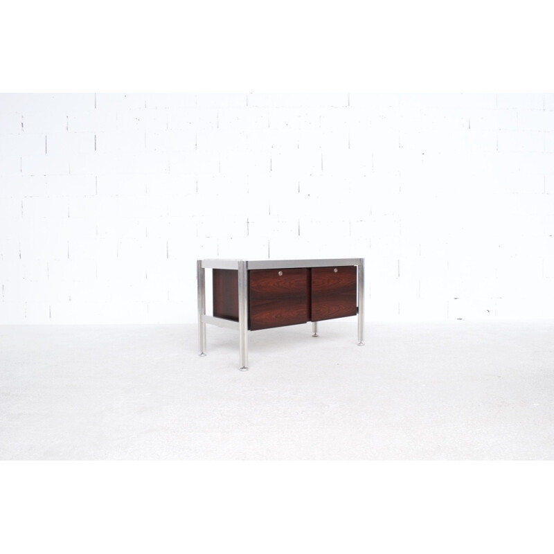 Vintage sideboard in rosewood by George Ciancimino for Mobilier International - 1970s