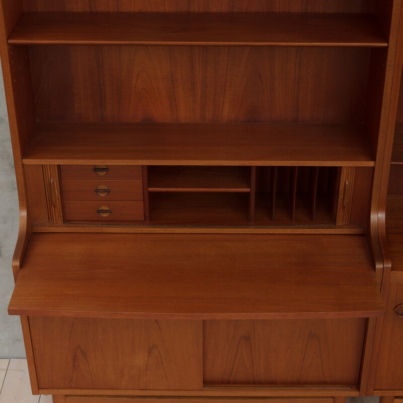 Set of 2 vintage bookcases by Johannes Sorth for Nexo - 1960s