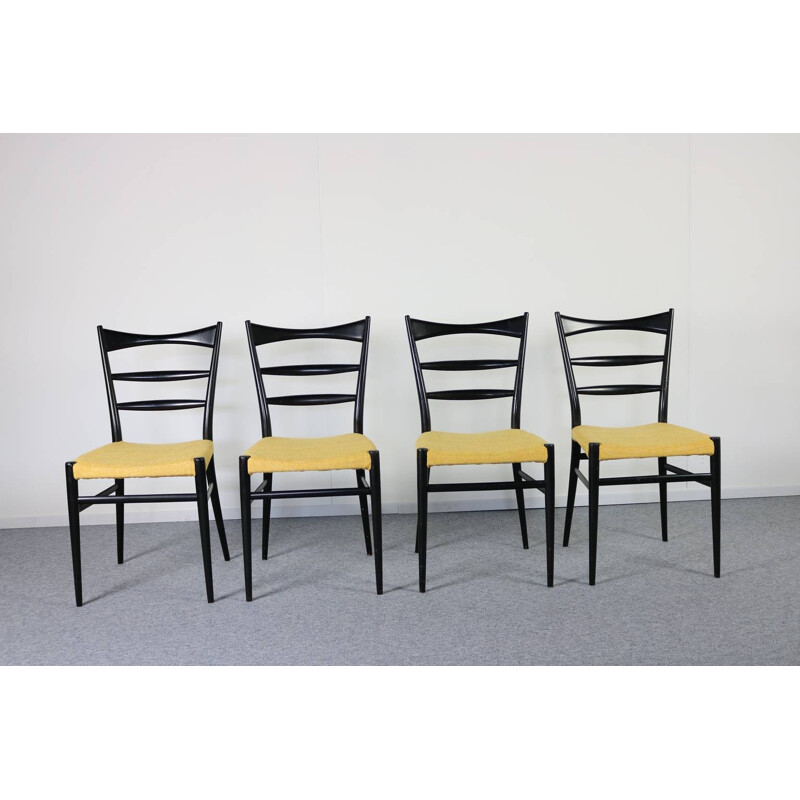 Conjunto de 4 cadeiras dinamarquesas vintage para Slagelse - 1960