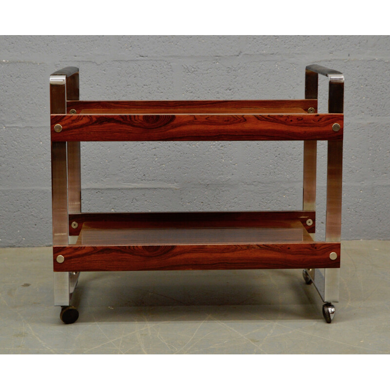 Vintage trolley in rosewood for Merrow Associates - 1970s