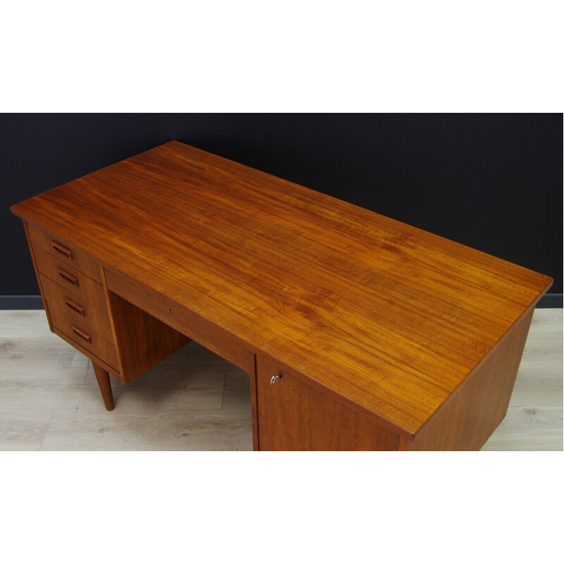 Vintage scandinavian minimalist writing desk - 1960s