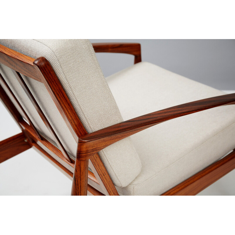 Vintage "Paper Knife" chair in rosewood by Kai Kristiansen for Magnus Olesen - 1950s
