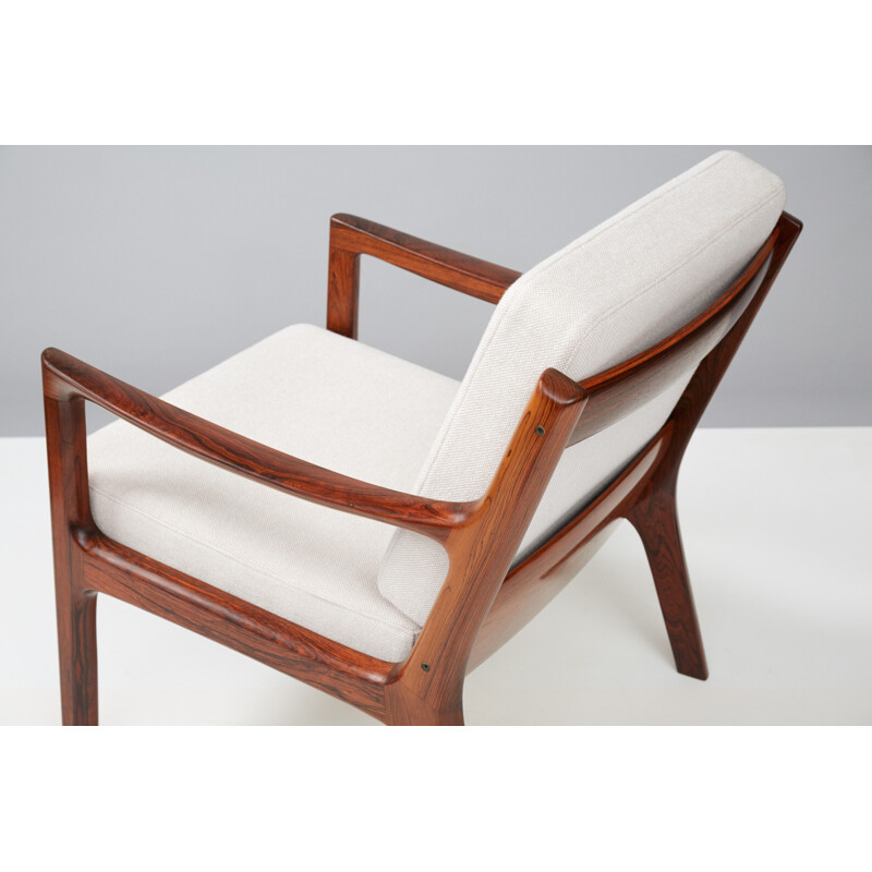 Vintage chair "Senator" in rosewood by Ole Wanscher for rance & Son - 1960s