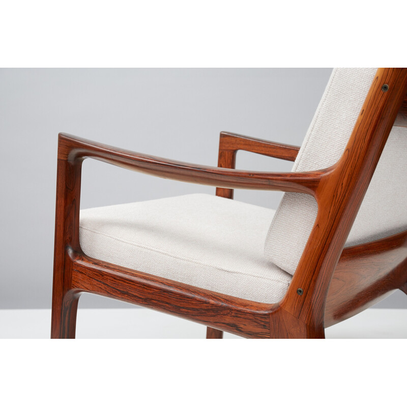 Vintage chair "Senator" in rosewood by Ole Wanscher for rance & Son - 1960s