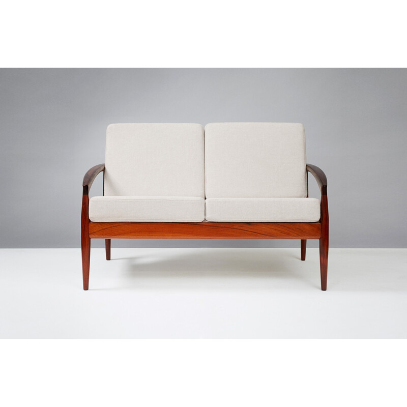 Vintage "Paper Knife" 2-seater sofa in rosewood by Kai Kristiansen for Magnus Olesen - 1950s