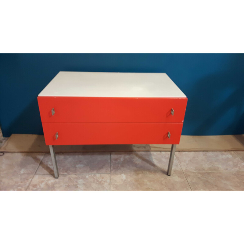 Small vintage dresser in melamine by Brasilia Werk - 1960s