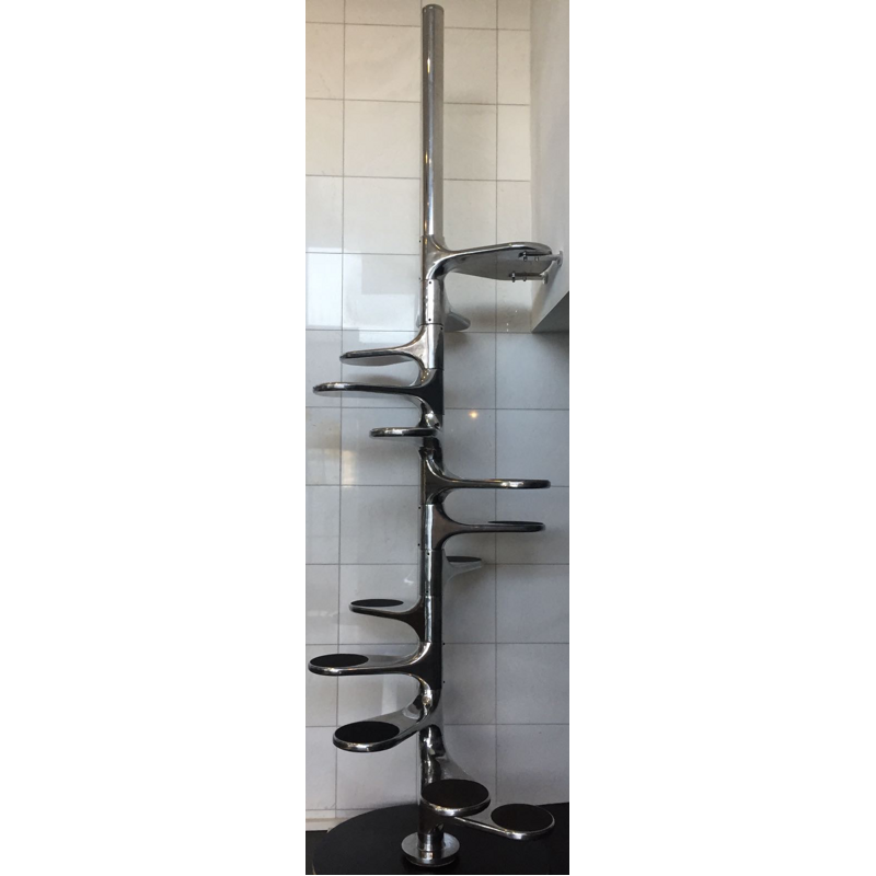 Rare Roger Tallon Aluminium "Helicoid" Staircase -1960s