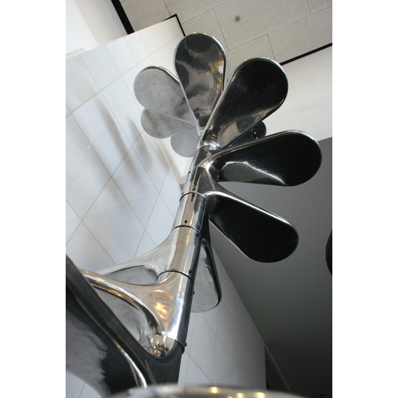 Escalier Hélicoïdal Rare Roger Tallon en Aluminium - 1960