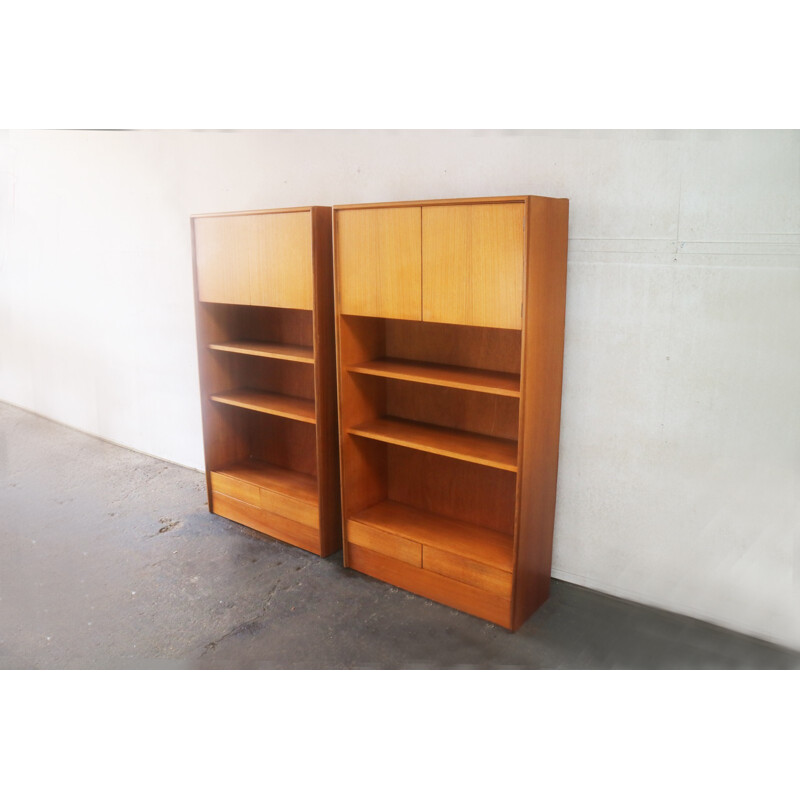 Vintage pair of bookshelves units by G-Plan - 1970s