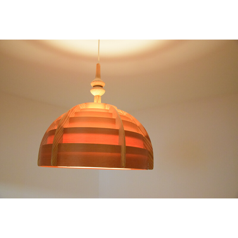 Vintage orange Ceiling lamp by Hans Agne Jakobsson -1970s