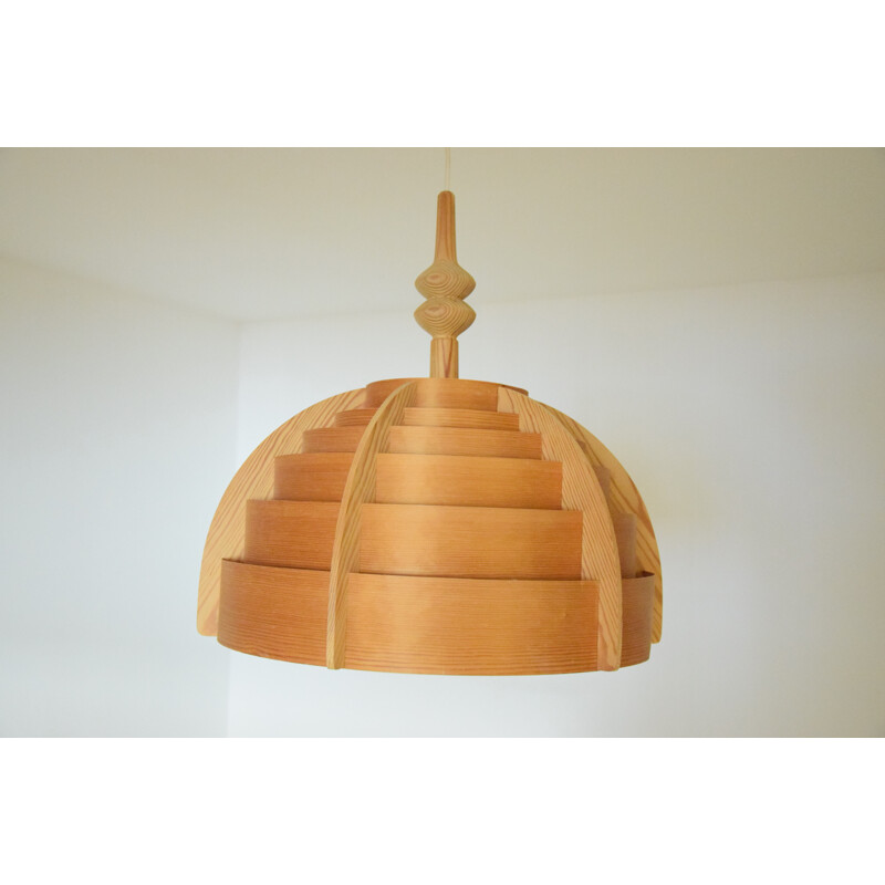 Vintage orange Ceiling lamp by Hans Agne Jakobsson -1970s