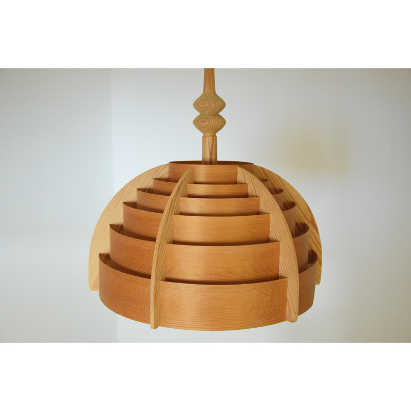 Vintage orange Ceiling lamp by Hans Agne Jakobsson -1970s