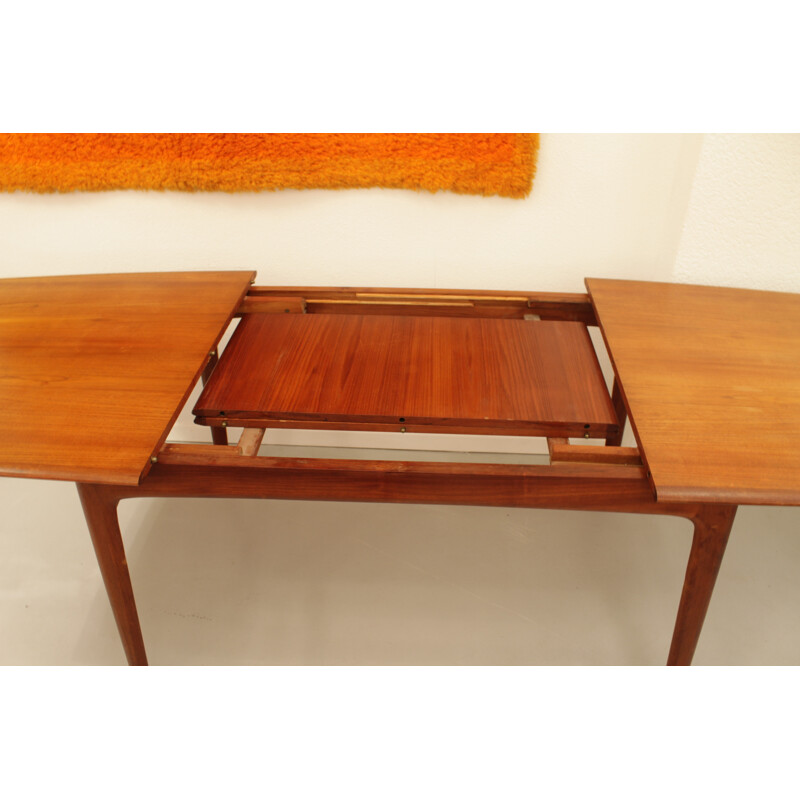 Vintage dining table in teak by Arne Homvand Olsen - 1950s