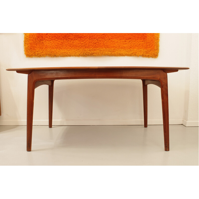 Vintage dining table in teak by Arne Homvand Olsen - 1950s