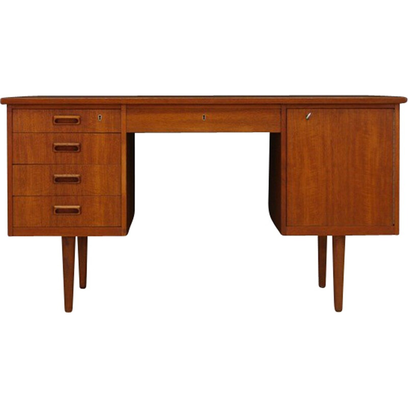 Vintage scandinavian minimalist writing desk - 1960s