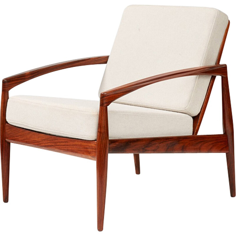 Vintage "Paper Knife" chair in rosewood by Kai Kristiansen for Magnus Olesen - 1950s