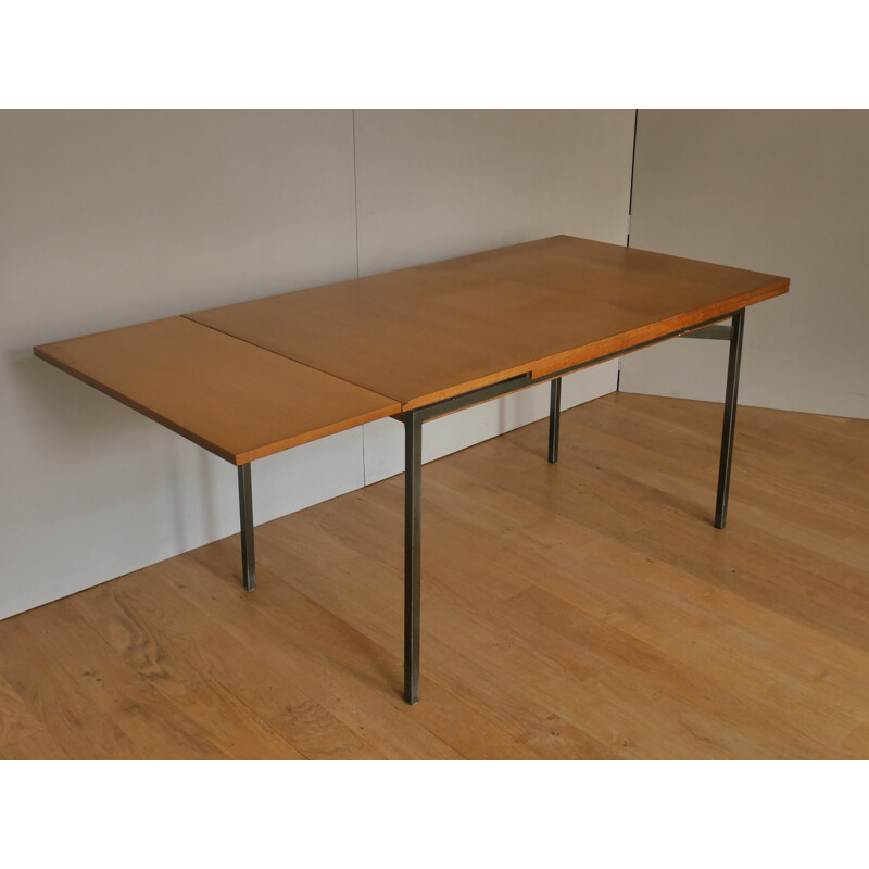 Vintage dining table in oak by Bernard Marange - 1950s 