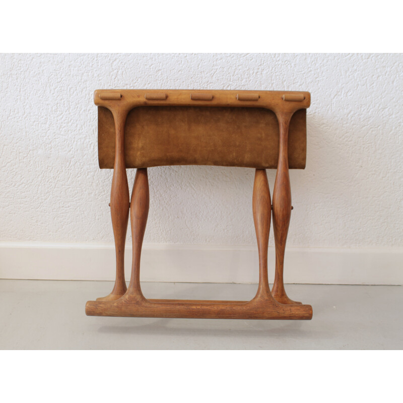 Vintage Stool "Guldhoj" by Poul Hundevad - 1950s