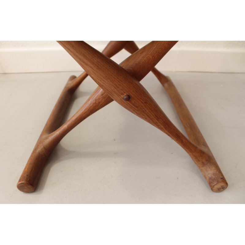 Vintage Stool "Guldhoj" by Poul Hundevad - 1950s