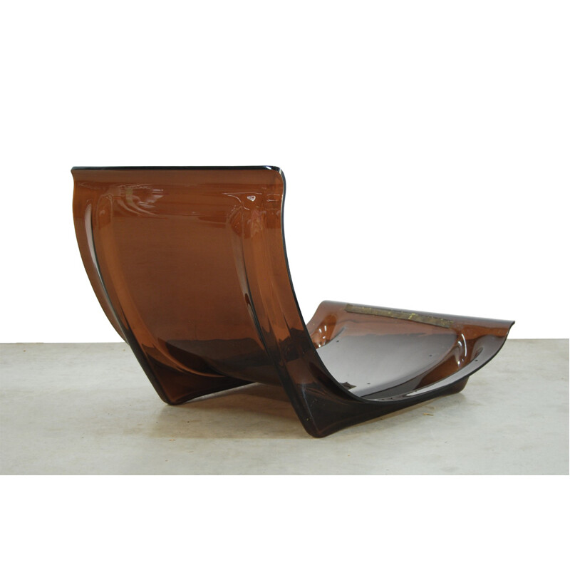 Marsala Lounge Chair & Footstool by Michel Ducaroy for Ligne Roset - 1970s