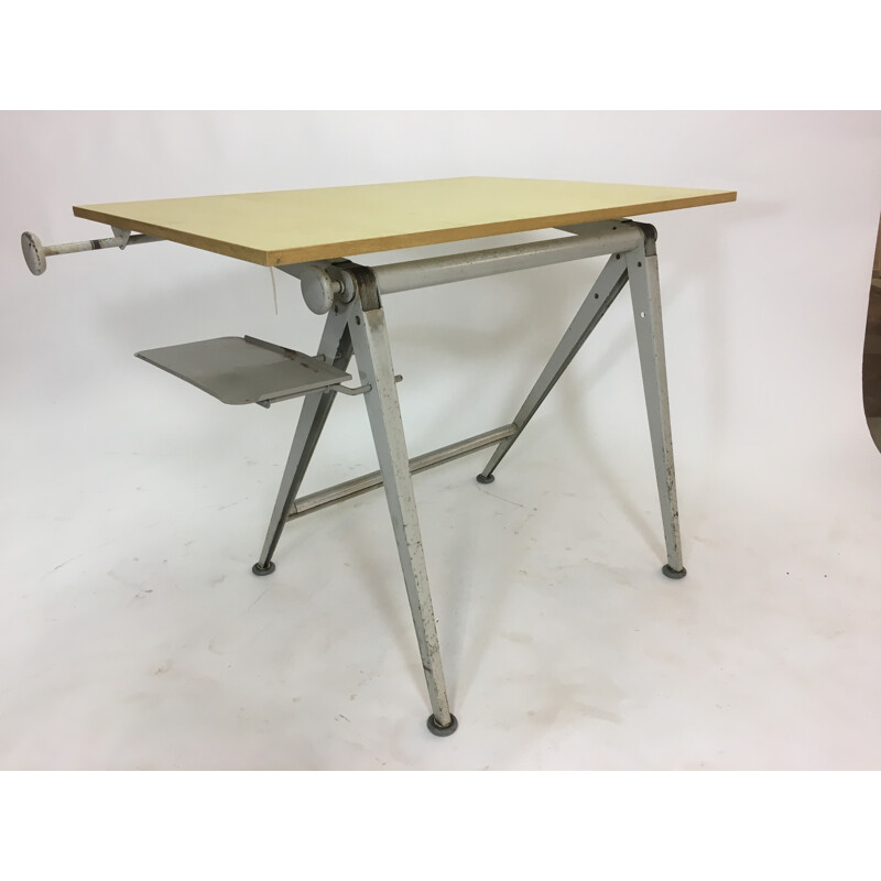 Vintage Reply Drafting Table by Wim Rietveld & Friso Kramer for Ahrend De Cirkel - 1950s