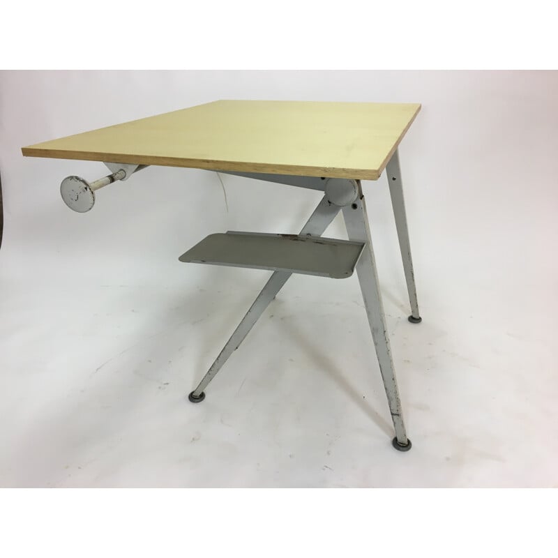Vintage Reply Drafting Table by Wim Rietveld & Friso Kramer for Ahrend De Cirkel - 1950s