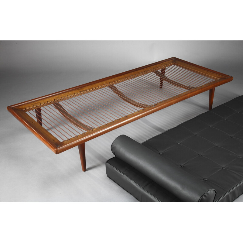 Lit de repos vintage scandinave de Peter Hvidt et Orla Mølgaard-Nielsen pour France & Daverkosen - 1950