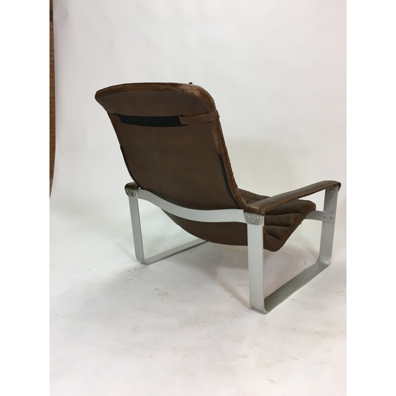 Vintage "Pulkka" Lounge Chair by Ilmari Lappalainen for Asko - 1960s