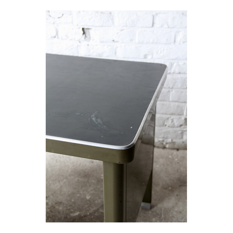 Vintage industral desk in metal - 1960s