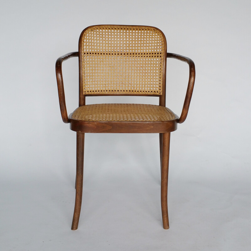 Suite de 4 chaises "Prague" vintage par Josef Hoffmann pour FMG & Thonet - 1950