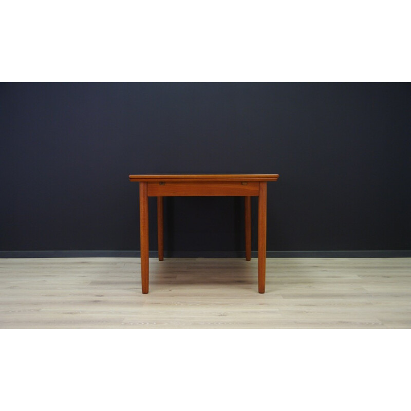 Vintage Danish dining table with extension - 1960s