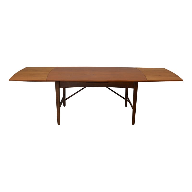 Vintage dining table in teak by Svend Aage Madsen for K. Knudsen - 1950s