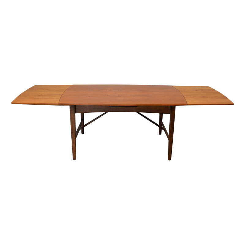 Vintage dining table in teak by Svend Aage Madsen for K. Knudsen - 1950s